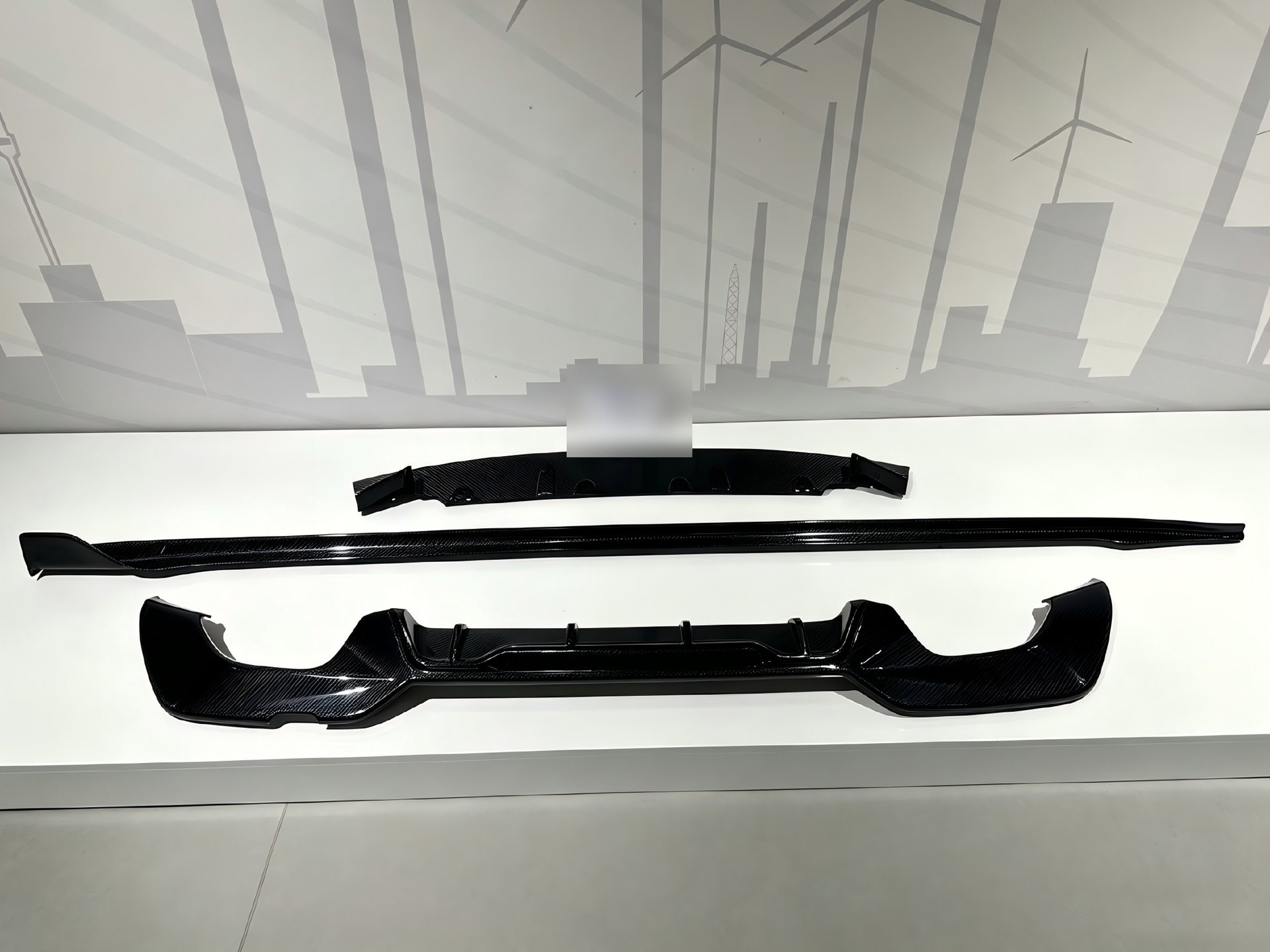 Carbon-fiber aero kit components