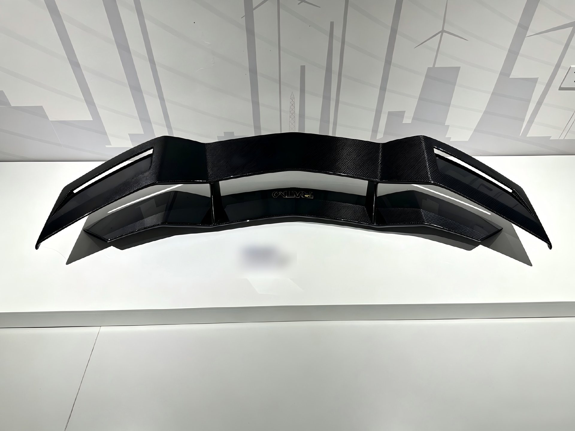 Autoclave-cured carbon-fiber GT wing