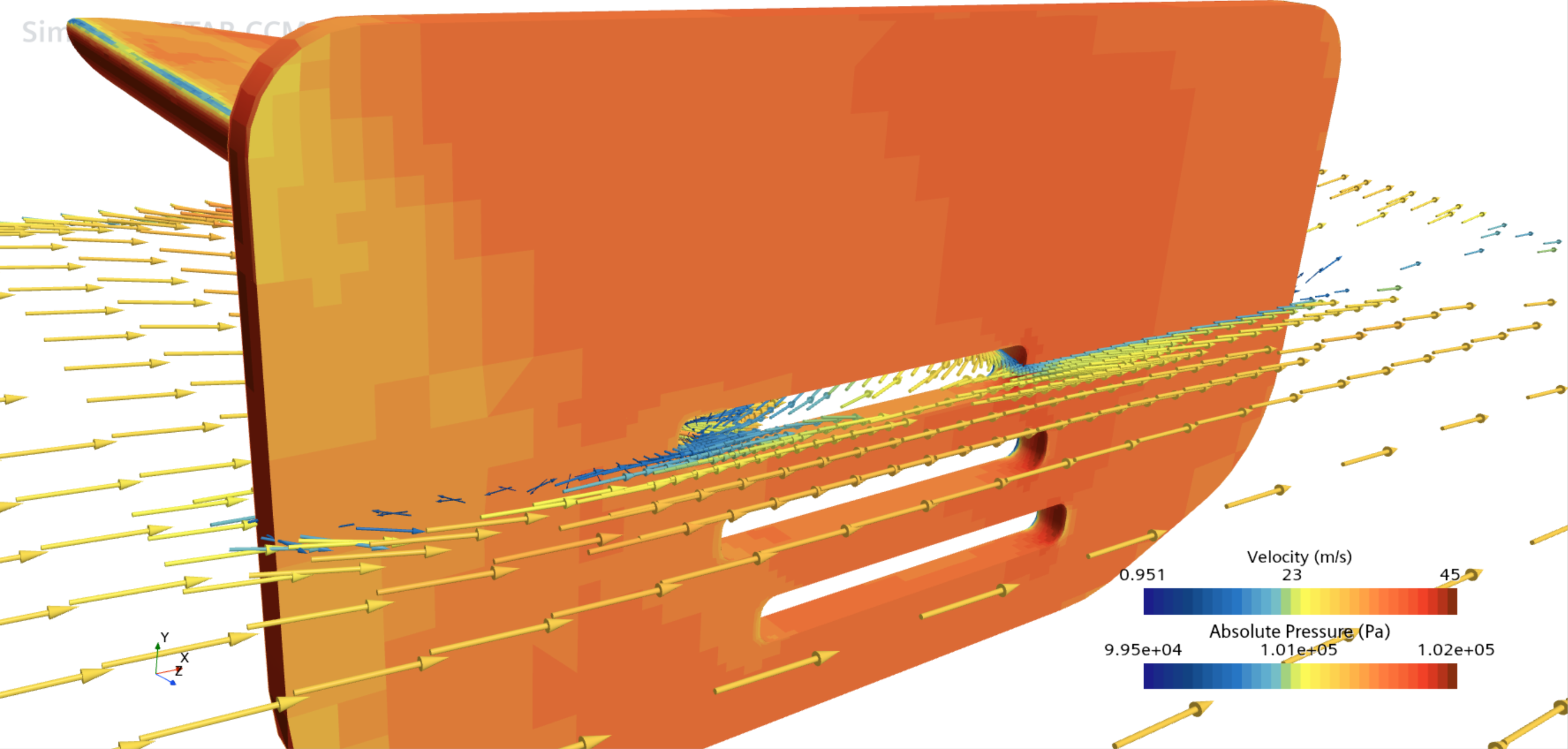 Slot flow detail